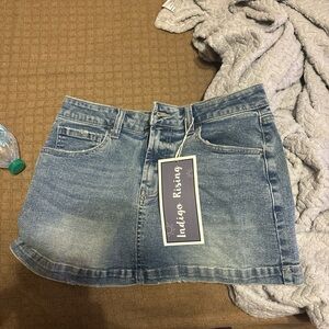 Blue Denim Skirt